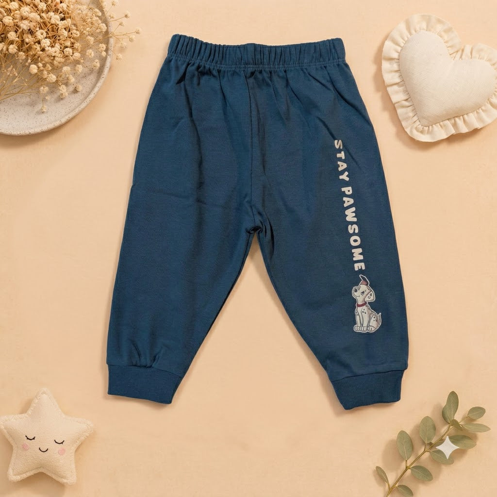 Boys Sky Blue Striped Disney 101 Dalmatians Sweatshirt & Jogger Set