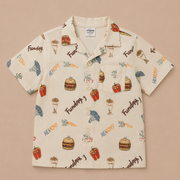 Boys Funday Printed Short Sleeve Shirt and Shorts Set