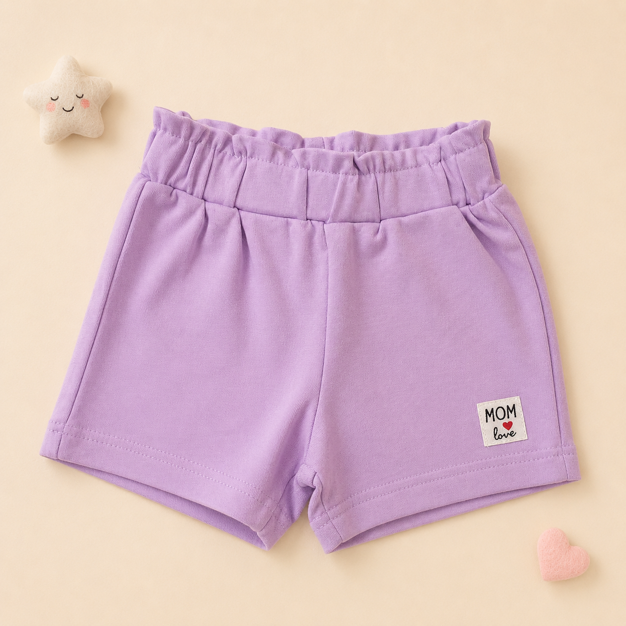 Baby Girls I Love My Mommy Ruffle Top and Shorts Set