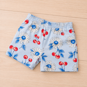 Think Positive Cotton Top & Floral Shorts Co-ord Set for Girls