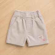 Bear Print Cotton T-Shirt & Shorts Co-ord Set for Boys