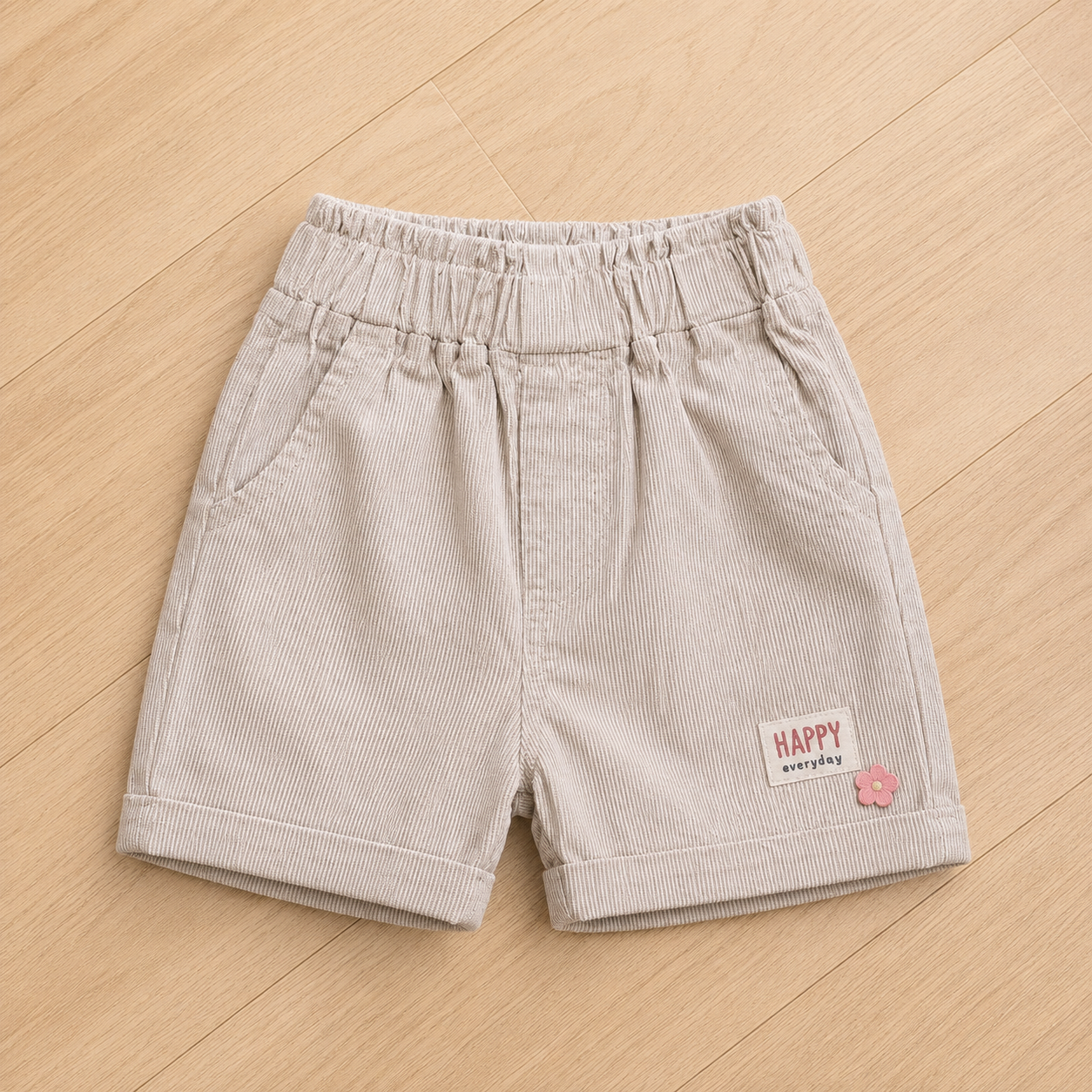 Bear Print Cotton T-Shirt & Shorts Co-ord Set for Boys