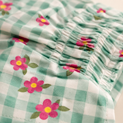 Girls Floral Print Cotton Half Sleeve Top & shorts