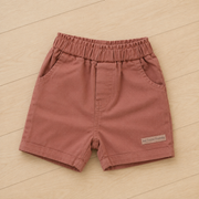 Safari Animal Print Cotton T-Shirt & Shorts Co-ord Set for Boys – Dusty Brown