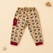 Boys Rust Orange Construction Crew 3-Piece Cotton Set