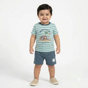 Boys Summer Vacation Graphic Tee and Shorts Set (1-3 Years)