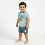 Boys Summer Vacation Graphic Tee and Shorts Set (1-3 Years)