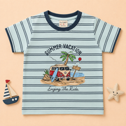 Boys Summer Vacation Graphic Tee and Shorts Set (1-3 Years)