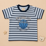 Boys New York City Athletic Striped Tee and Shorts Set
