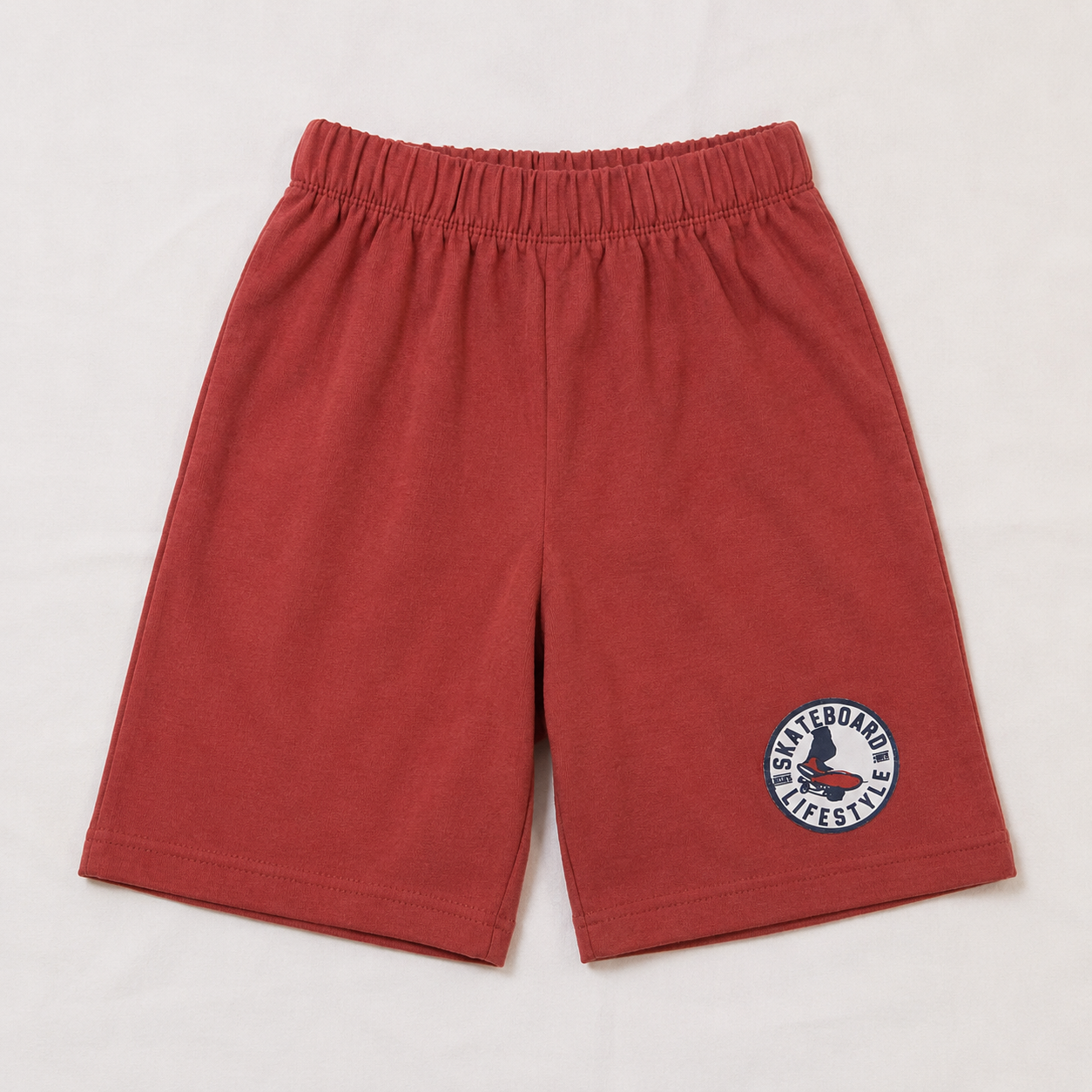 Boys Explore the Streets Skateboard Striped Tee and Shorts Set