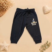 Boys Sage Green Donald Duck Polo Sweatshirt & Jogger Set