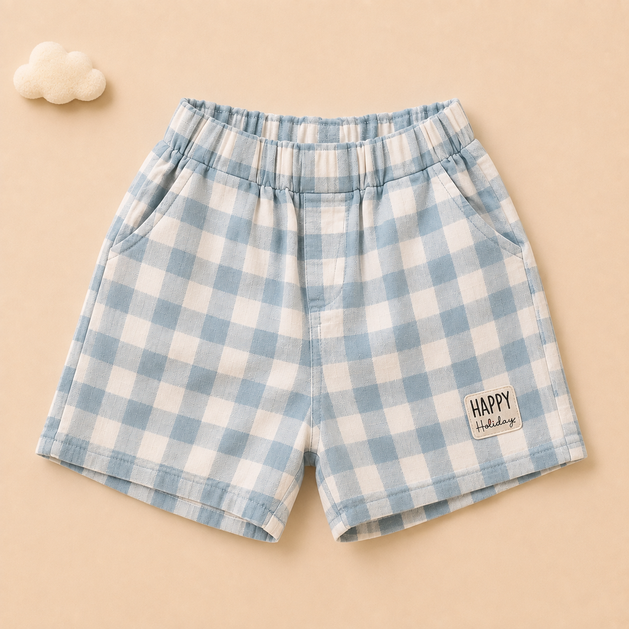 Boys Going on Adventures Graphic Tee and Plaid Shorts Set